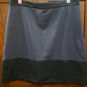 Ann Taylor Loft Women’s Skirt 0 Black/Gray‎ A Line, EUC 🌼 So Cute!